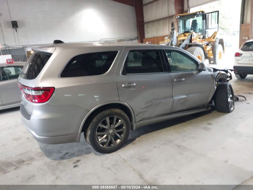 2014 Dodge Durango Sxt VIN: 1C4RDJAGXEC593952 Lot: 39365687