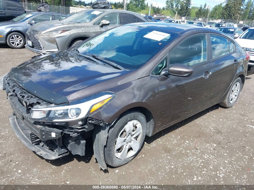 2017 Kia Forte Lx VIN: 3KPFK4A75HE152723 Lot: 39365690