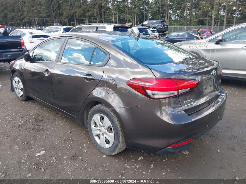 2017 Kia Forte Lx VIN: 3KPFK4A75HE152723 Lot: 39365690