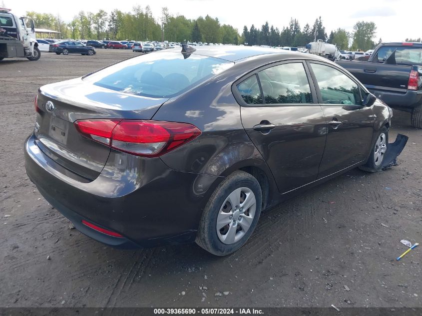 2017 Kia Forte Lx VIN: 3KPFK4A75HE152723 Lot: 39365690