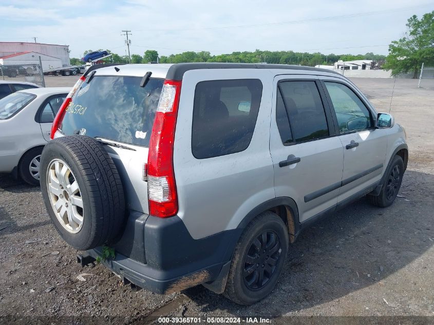 2006 Honda Cr-V Ex VIN: SHSRD788X6U434878 Lot: 39365701