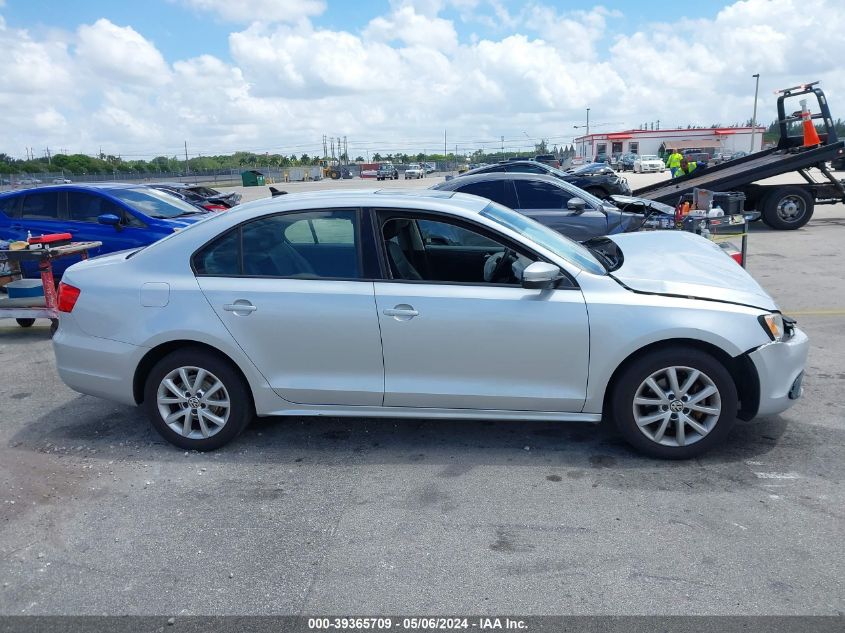 2012 Volkswagen Jetta 2.5L Se VIN: 3VWDP7AJ6CM309192 Lot: 39365709