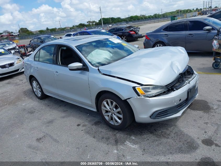 2012 Volkswagen Jetta 2.5L Se VIN: 3VWDP7AJ6CM309192 Lot: 39365709