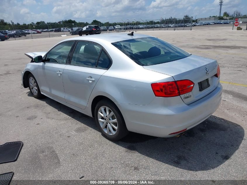 2012 Volkswagen Jetta 2.5L Se VIN: 3VWDP7AJ6CM309192 Lot: 39365709