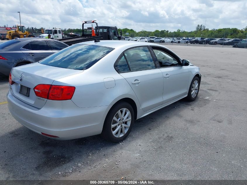 2012 Volkswagen Jetta 2.5L Se VIN: 3VWDP7AJ6CM309192 Lot: 39365709