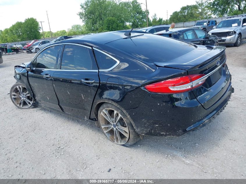 2017 Ford Fusion Titanium VIN: 3FA6P0D97HR213401 Lot: 39365717