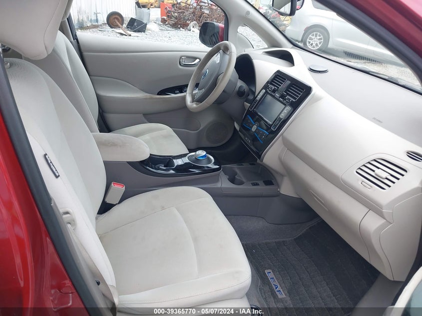 2015 Nissan Leaf Sv VIN: 1N4AZ0CP7FC311263 Lot: 39365770