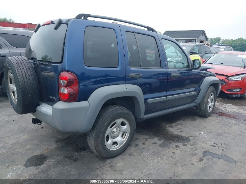 2005 Jeep Liberty Sport VIN: 1J4GL48KX5W571528 Lot: 39365786