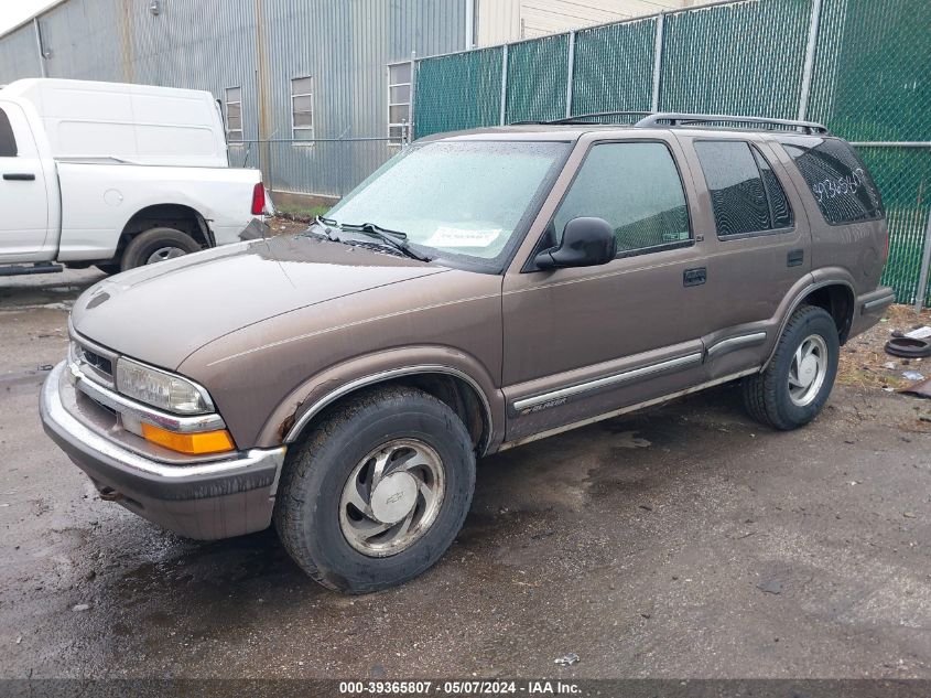 1998 Chevrolet Blazer Lt VIN: 1GNDT13WXW2285213 Lot: 39365807