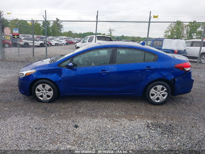 2017 Kia Forte Lx VIN: 3KPFK4A77HE044393 Lot: 39365822