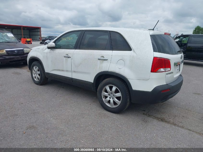 2013 Kia Sorento Lx VIN: 5XYKT4A11DG335301 Lot: 39365865