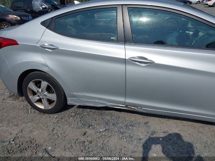 2013 Hyundai Elantra Gls VIN: 5NPDH4AE2DH270786 Lot: 39365883