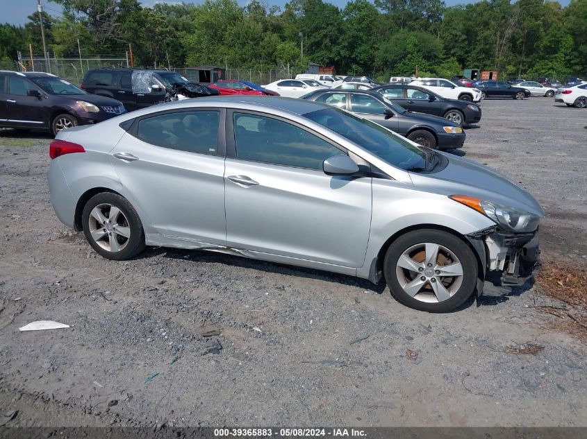 2013 Hyundai Elantra Gls VIN: 5NPDH4AE2DH270786 Lot: 39365883