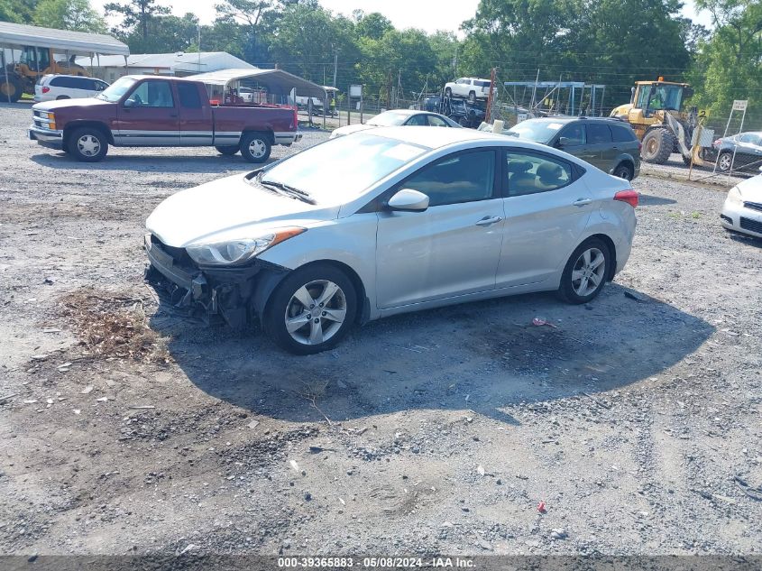 2013 Hyundai Elantra Gls VIN: 5NPDH4AE2DH270786 Lot: 39365883