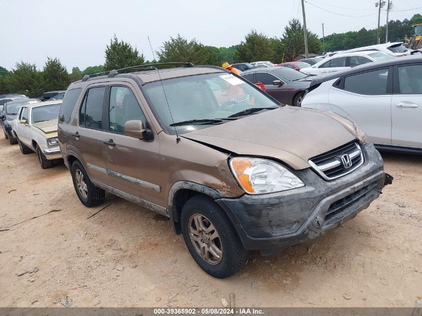 2002 Honda Cr-V Ex VIN: JHLRD78812C040087 Lot: 39365902