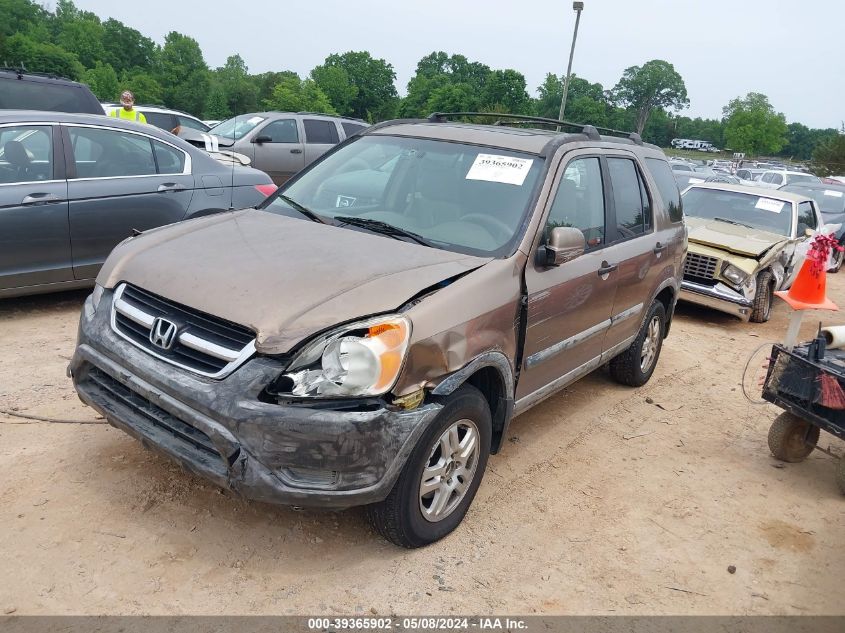 2002 Honda Cr-V Ex VIN: JHLRD78812C040087 Lot: 39365902