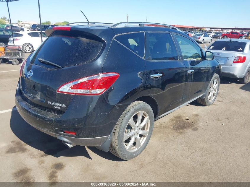 2013 Nissan Murano Le VIN: JN8AZ1MW5DW302857 Lot: 39365928