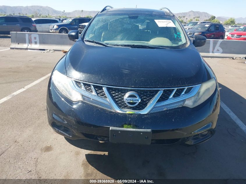 2013 Nissan Murano Le VIN: JN8AZ1MW5DW302857 Lot: 39365928