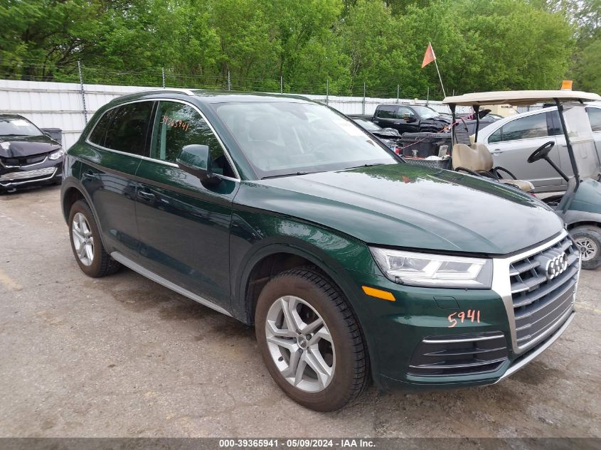 2018 Audi Q5 2.0T Premium/2.0T Tech Premium VIN: WA1BNAFY3J2237384 Lot: 39365941