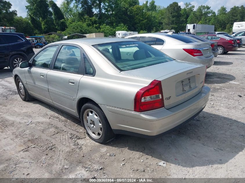 2003 Volvo S80 2.9 VIN: YV1TS92D331307683 Lot: 39365984