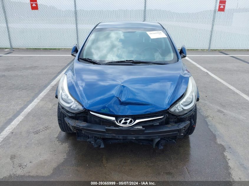 2014 Hyundai Elantra Se VIN: KMHDH4AE0EU157289 Lot: 39365999