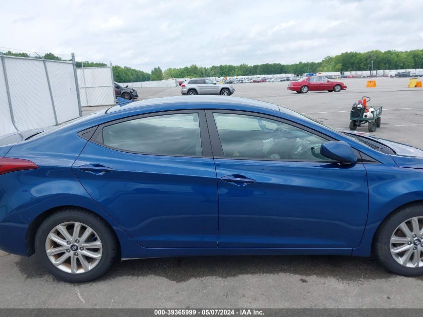 2014 Hyundai Elantra Se VIN: KMHDH4AE0EU157289 Lot: 39365999