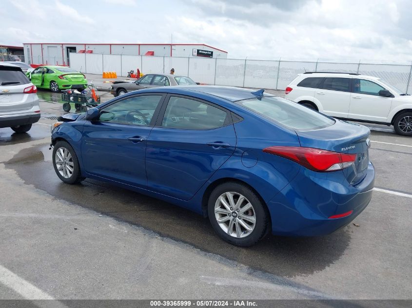 2014 Hyundai Elantra Se VIN: KMHDH4AE0EU157289 Lot: 39365999