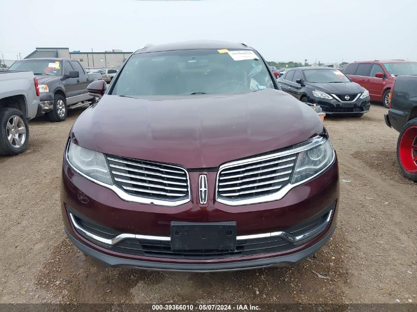 2018 Lincoln Mkx Select VIN: 2LMPJ6KR4JBL46952 Lot: 39366010