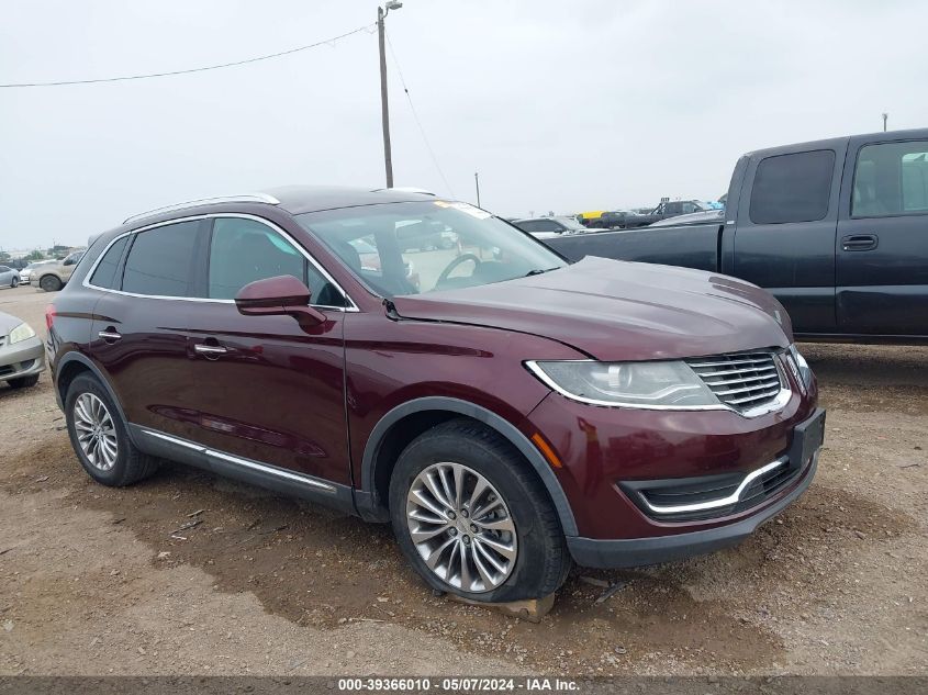 2018 Lincoln Mkx Select VIN: 2LMPJ6KR4JBL46952 Lot: 39366010