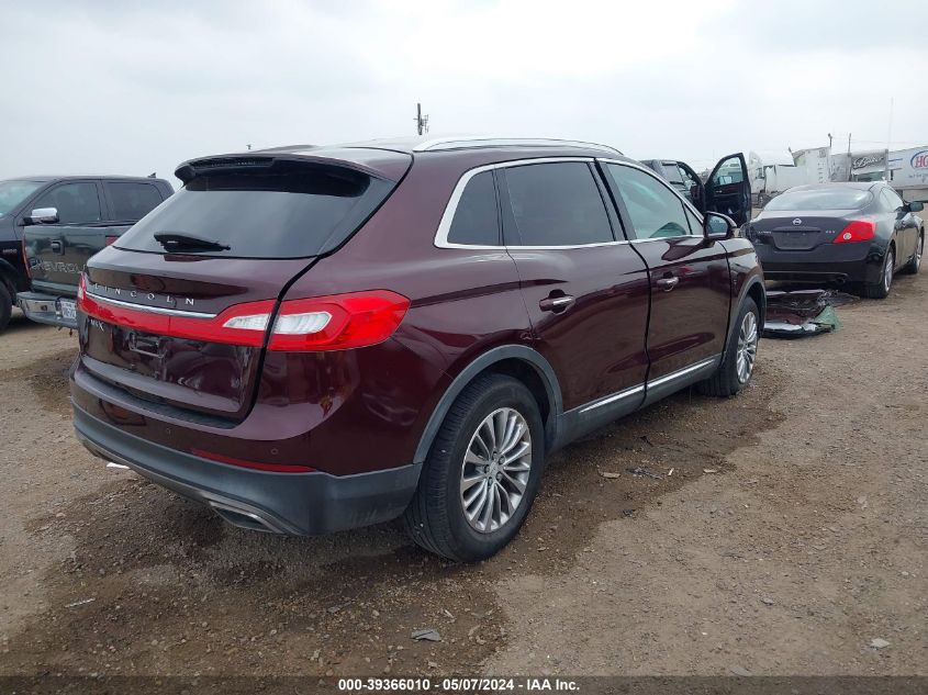 2018 Lincoln Mkx Select VIN: 2LMPJ6KR4JBL46952 Lot: 39366010