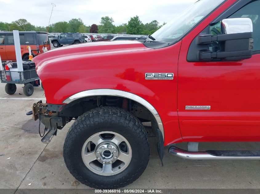 2005 Ford F-250 Lariat/Xl/Xlt VIN: 1FTSX21P65EB19919 Lot: 39366016