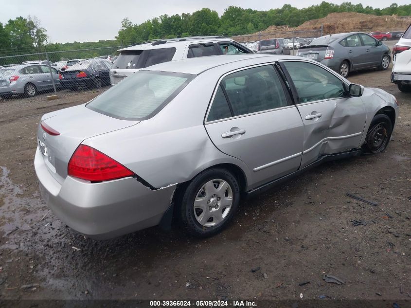 2007 Honda Accord 2.4 Lx VIN: 1HGCM56457A012983 Lot: 39366024