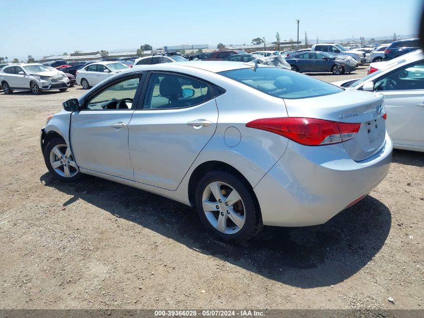 2013 Hyundai Elantra Gls VIN: KMHDH4AE9DU876720 Lot: 39366028