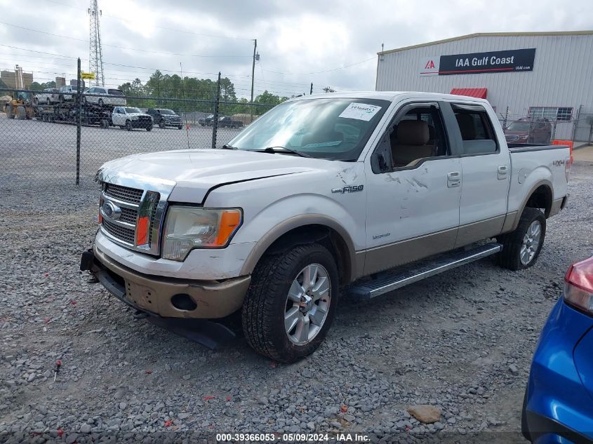 2012 Ford F-150 Lariat VIN: 1FTFW1ET1CFA02195 Lot: 39366053