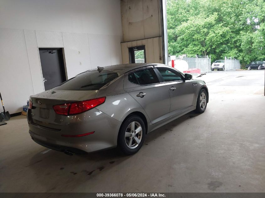 2014 Kia Optima Lx VIN: 5XXGM4A79EG308179 Lot: 39366078