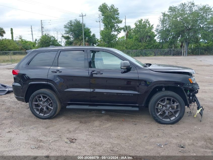 2021 Jeep Grand Cherokee 80Th Anniversary 4X2 VIN: 1C4RJEBG6MC626135 Lot: 39366079