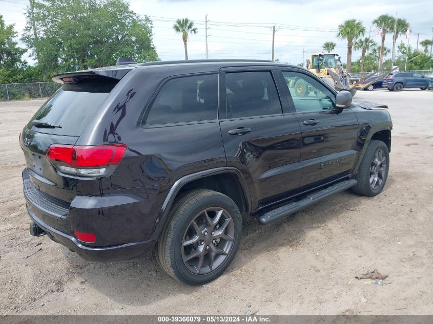 2021 Jeep Grand Cherokee 80Th Anniversary 4X2 VIN: 1C4RJEBG6MC626135 Lot: 39366079