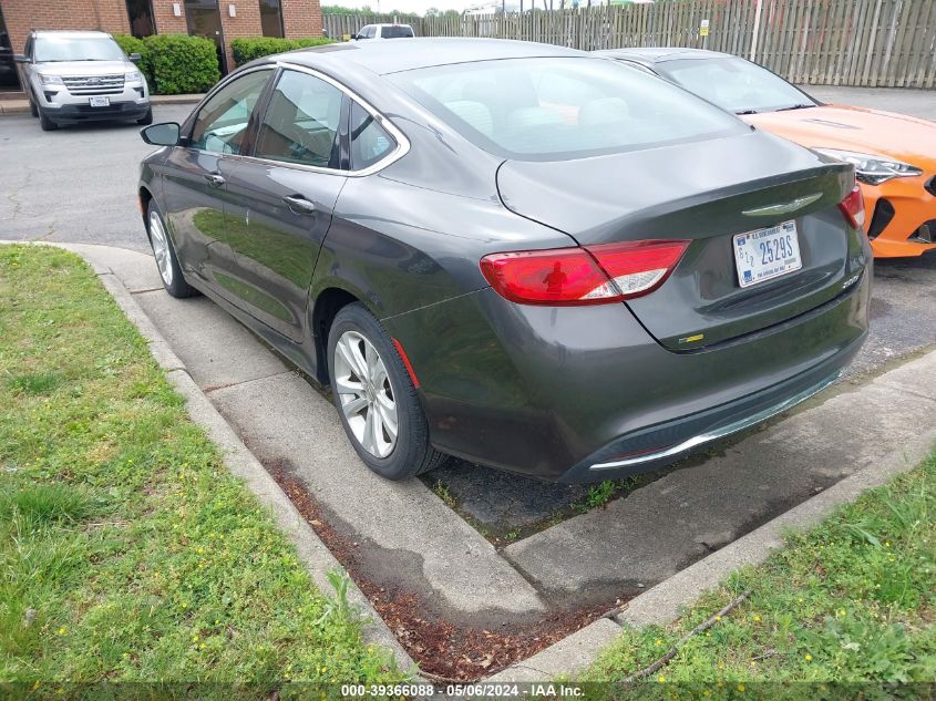 2016 Chrysler 200 Limited VIN: 1C3CCCABXGN181454 Lot: 39366088