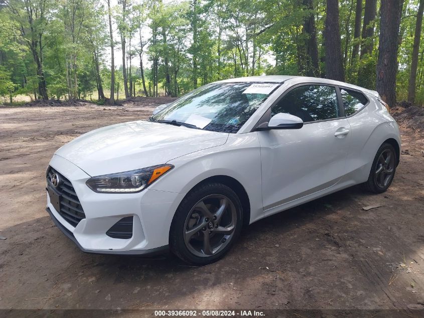 2019 Hyundai Veloster 2.0 VIN: KMHTG6AFXKU017717 Lot: 39366092