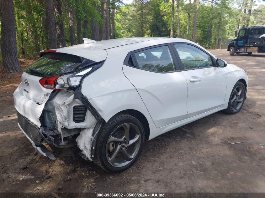 2019 Hyundai Veloster 2.0 VIN: KMHTG6AFXKU017717 Lot: 39366092