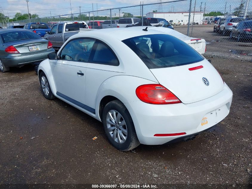 2015 Volkswagen Beetle 1.8T Fleet Edition VIN: 3VWF17AT1FM654906 Lot: 39366097