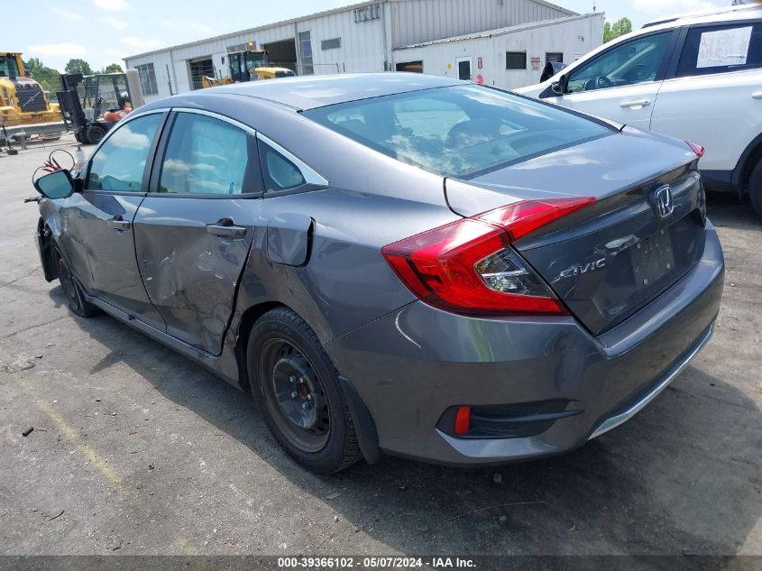 2019 Honda Civic Lx VIN: 19XFC2F63KE032993 Lot: 39366102