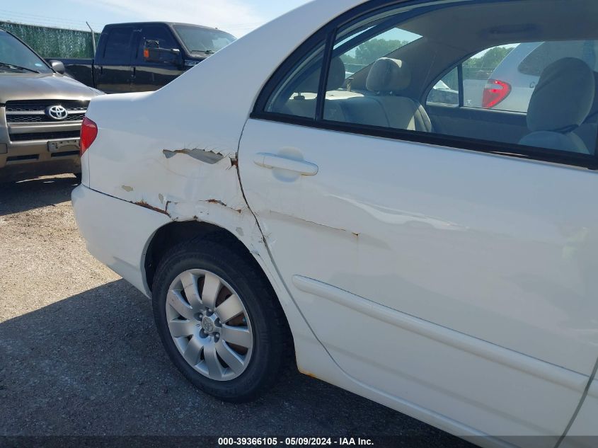 2003 Toyota Corolla Le VIN: 1NXBR32E63Z045543 Lot: 39366105
