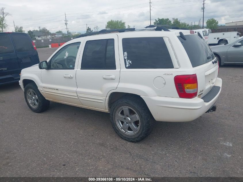 1999 Jeep Grand Cherokee Limited VIN: 1J4GW68N7XC633307 Lot: 39366108