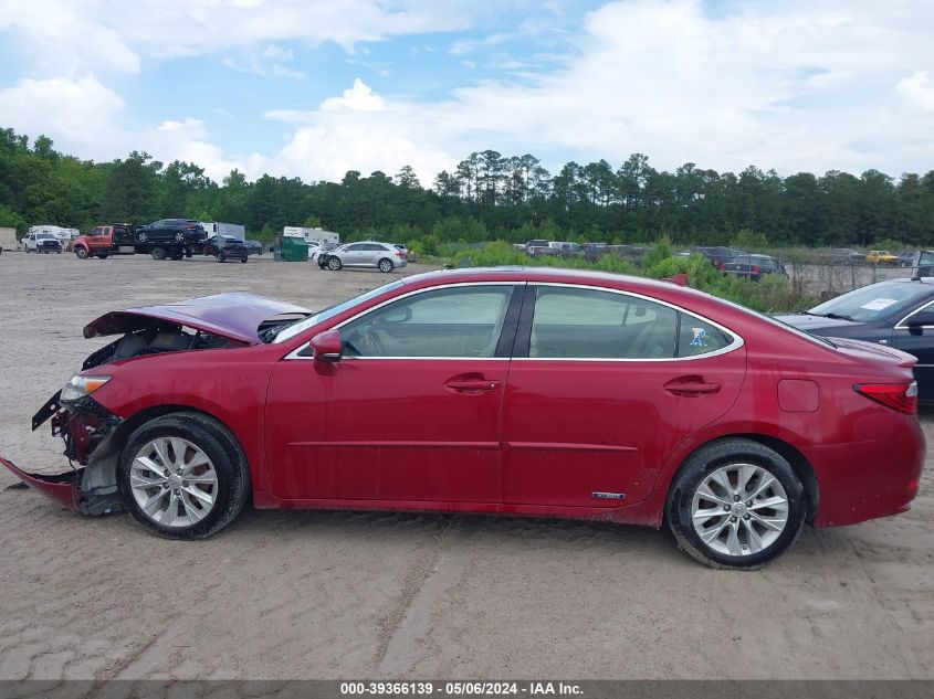 2014 Lexus Es 300H VIN: JTHBW1GG0E2044056 Lot: 39366139