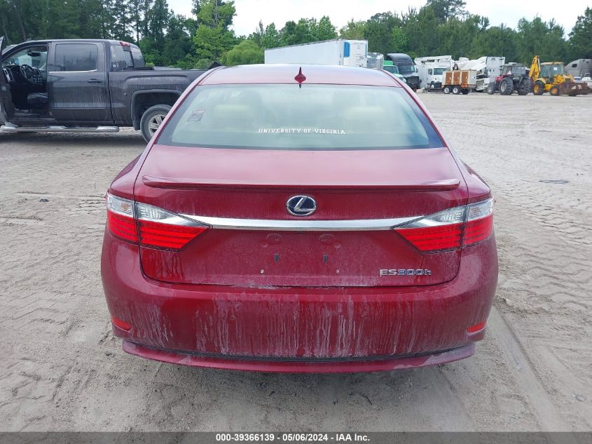 2014 Lexus Es 300H VIN: JTHBW1GG0E2044056 Lot: 39366139