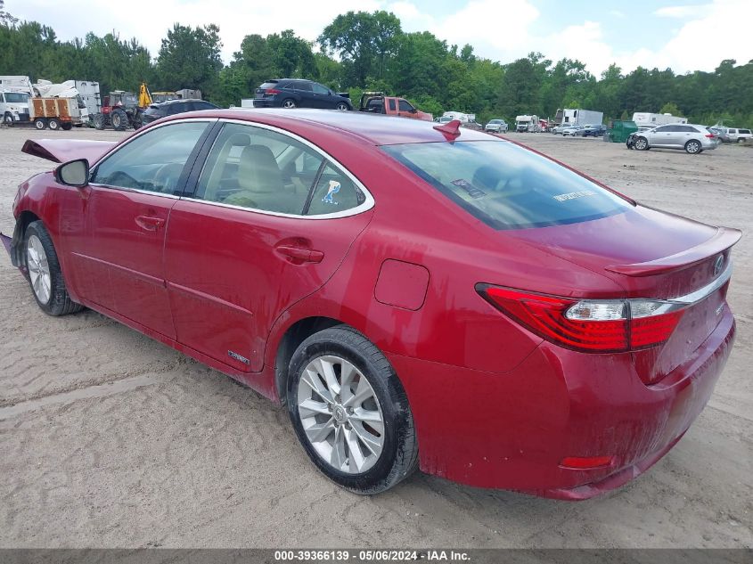 2014 Lexus Es 300H VIN: JTHBW1GG0E2044056 Lot: 39366139