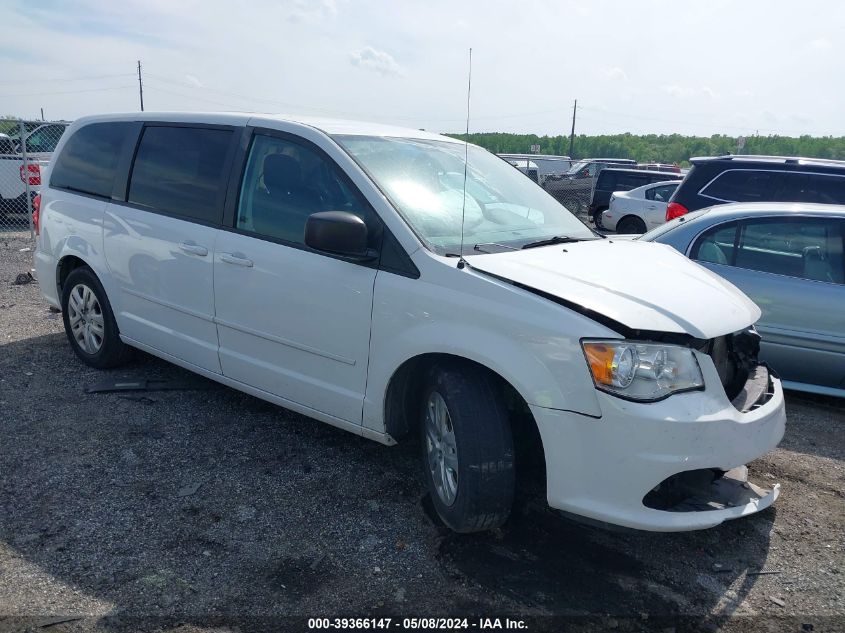 2016 Dodge Grand Caravan Se VIN: 2C4RDGBG7GR258417 Lot: 39366147