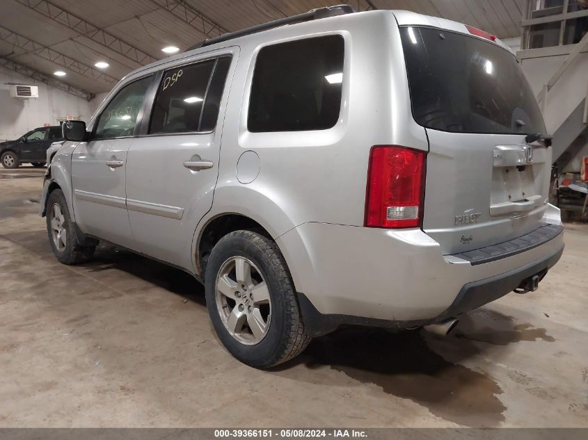 2011 Honda Pilot Ex-L VIN: 5FNYF4H58BB071668 Lot: 39366151