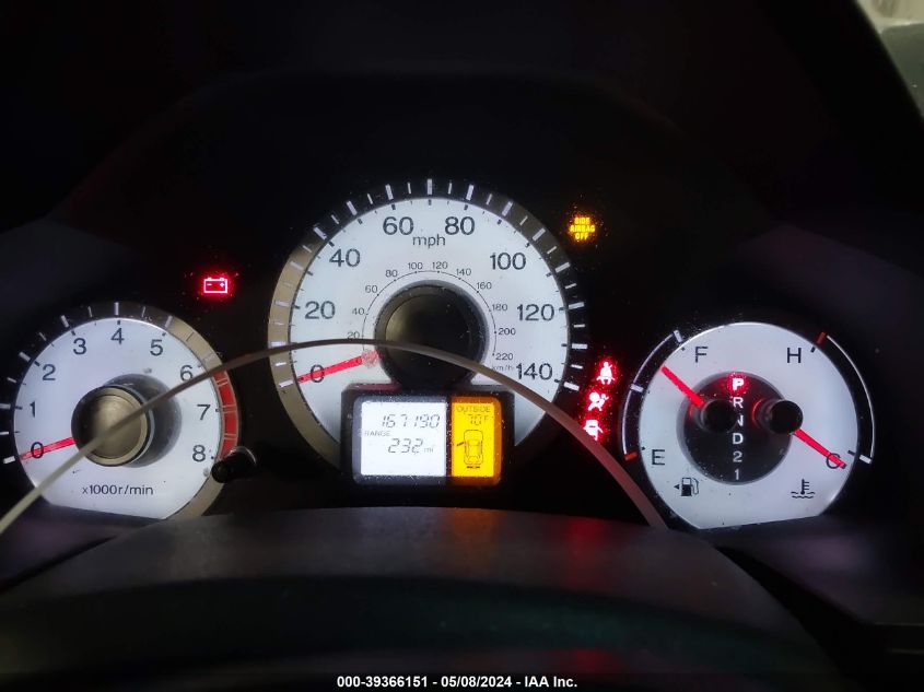 2011 Honda Pilot Ex-L VIN: 5FNYF4H58BB071668 Lot: 39366151